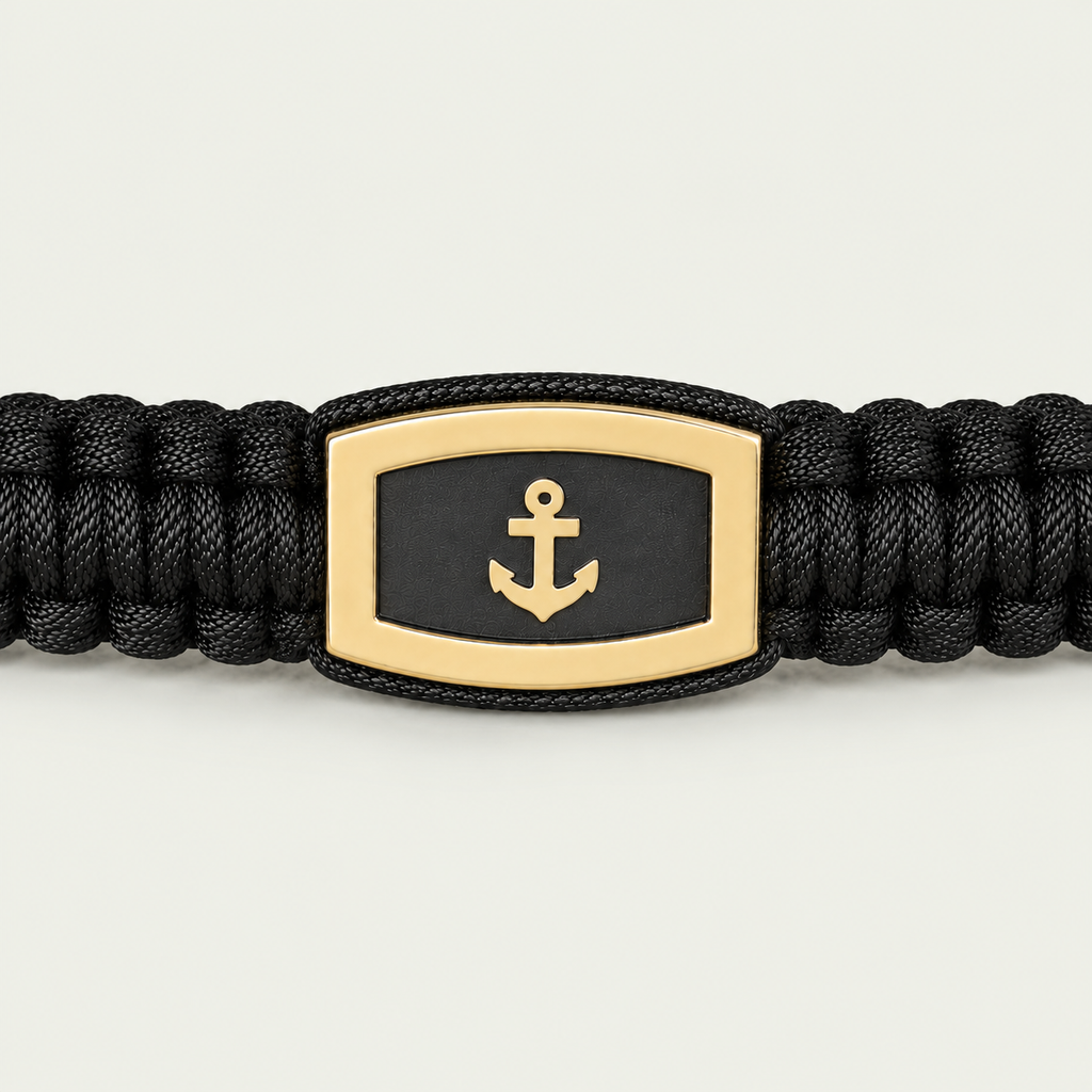 The Anchor Composition — Yellow Gold / Black