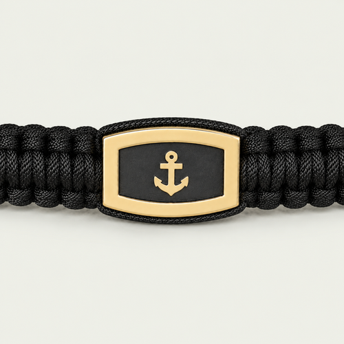 The Anchor Composition — Yellow Gold / Black