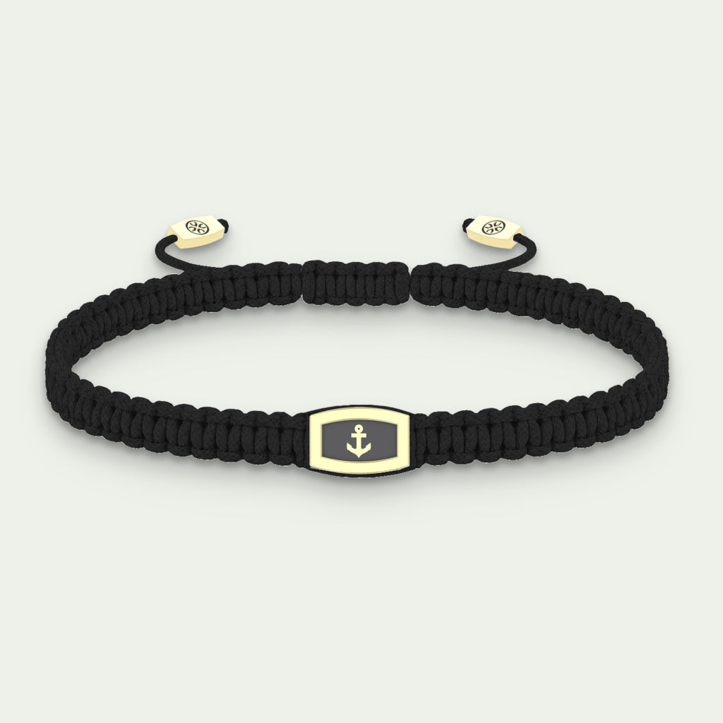 The Anchor Composition — Yellow Gold / Black