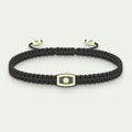 Yellow Gold Clover Bracelet, Grey