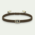 The Crescent Moon Diamond Composition — Yellow Gold / Brown
